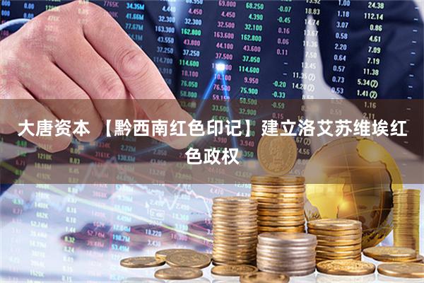大唐资本 【黔西南红色印记】建立洛艾苏维埃红色政权