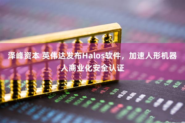泽峰资本 英伟达发布Halos软件，加速人形机器人商业化安全认证